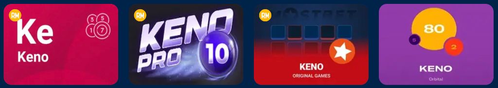 Игры Кено в приложении Mostbet — Keno, Keno Pro 10, Keno Orbital